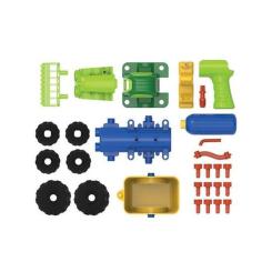Конструктор EDU-Toys Трактор с инструментами Фото 4