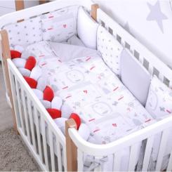 Детский постельный набор Верес Bear house grey Фото 2