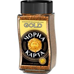 Кофе Чорна карта растворимая 190г "Gold" Фото