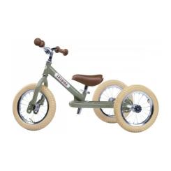 Беговел Trybike трехколесный балансирующий оливковый Фото 2