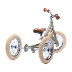 Беговел Trybike трехколесный балансирующий оливковый Фото 3