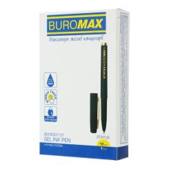 Ручка гелевая Buromax Rouber Touch, 1.0мм, синие чернила Фото 1