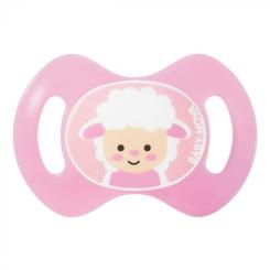 Пустышка Baby-Nova Sheep 0-2 мес., розовая Фото