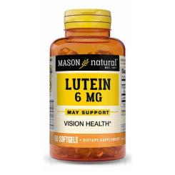 Антиоксидант Mason Natural Лютеин 6мг, Lutein, 60 гелевых капсул Фото
