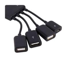 Концентратор Lapara LA-MicroUSB-OTG-HUB black Фото 3