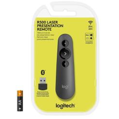 Презентер Logitech R500s Laser Pointer Presentation Remote Graphite Фото 4