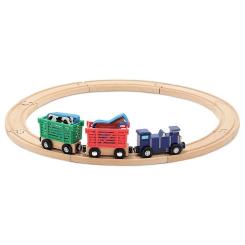 Игровой набор Melissa&Doug дерев'яний "Потяг з тваринами" Фото 1