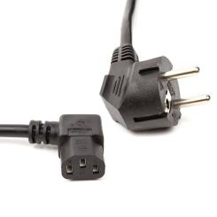Кабель питания PowerPlant C13 2.0m 90° corner Фото