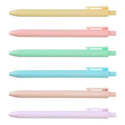 Ручка шариковая Buromax автоматическая Pastel 0.5 мм, синяя Фото