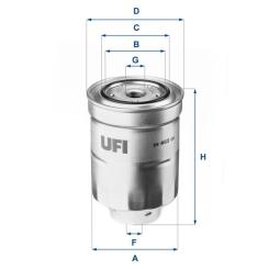 Фильтр топливный UFI 24.465.00 Фото