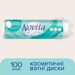 Ватные диски Novita Delicate 100 шт. Фото 1