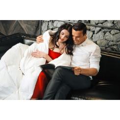 Одеяло MirSon пуховое Luxury Exclusive 080 зима 140x205 см Фото 11