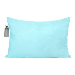 Подушка MirSon шелковая 1616 Eco Light Blue Средняя Фото