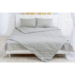 Одеяло MirSon бавовняна Літня №2352 Light Gray 172x205 Фото