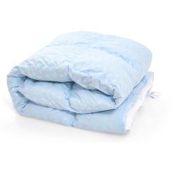Одеяло MirSon пухова №1858 Bio-Blue 70% пух Зима + 110x140 Фото