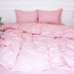 Постельное белье MirSon Satin Stripe 30-0007 Pink 110х140 дитячий Фото