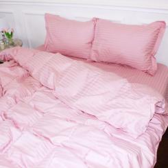 Постельное белье MirSon Satin Stripe 30-0007 Pink 110х140 дитячий Фото 1