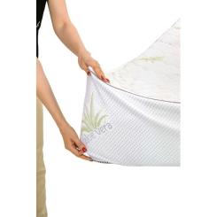 Наматрасник MirSon №1004 Alberto Eco Aloe Vera 150х200 см Фото 6