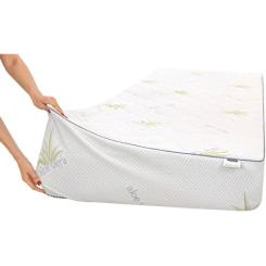 Наматрасник MirSon №1004 Alberto Eco Aloe Vera 150х200 см Фото 7
