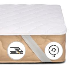 Наматрасник MirSon №5010 Exclusive Line Light Wool обычный с резинкой Фото