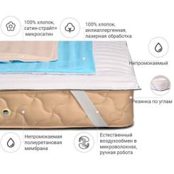 Наматрасник MirSon антиаллергенный Carmela Waterproof Eco 232/2 90x19 Фото 1