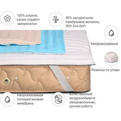 Наматрасник MirSon бамбуковый Royal Bamboo Waterproof 287/3 180x190 с Фото 1