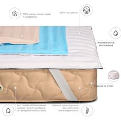 Наматрасник MirSon шерстянной Royal Pearl Woollen 247/3 100x200 см Фото 3