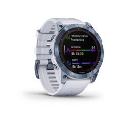 Смарт-часы Garmin fenix 7X Sapph Sol Mineral Blue, GPS Фото 2
