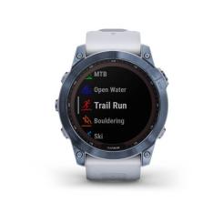 Смарт-часы Garmin fenix 7X Sapph Sol Mineral Blue, GPS Фото 5