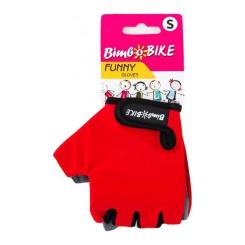 Велоперчатки Bimbo Bike FUNNY S Red Фото