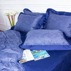 Постельное белье MirSon Satin Жаккард Raging sea 143х210х2 Фото
