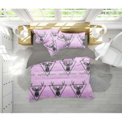 Постельное белье MirSon Бязь 17-0516 Noble deers pink Детский Фото