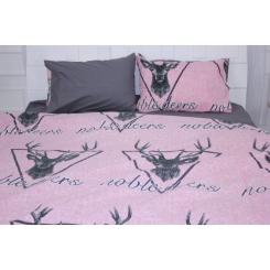 Постельное белье MirSon Бязь 17-0516 Noble deers pink Детский Фото 1