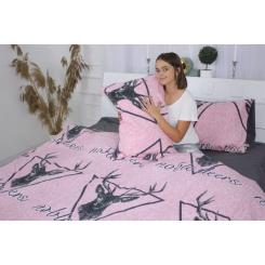 Постельное белье MirSon Бязь 17-0516 Noble deers pink Детский Фото 3