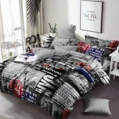 Постельное белье MirSon Бязь Premium 17-0034 Celeste 2х160х220 Фото