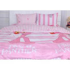 Постельное белье MirSon Бязь Premium 17-0110 Pink Pantere 2х143х210 Фото 1