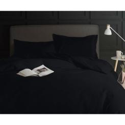Постельное белье MirSon Сатин 0848 Blue Black 200х220 Фото