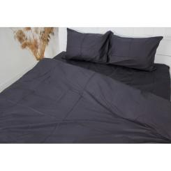Постельное белье MirSon Сатин 0848 Blue Black 200х220 Фото 2