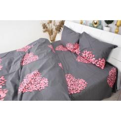 Постельное белье MirSon Сатин 22-1290 Heart of flowers Евро Фото 2