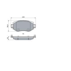 Тормозные колодки Bosch 0 986 424 386 Фото 3