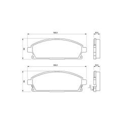Тормозные колодки Bosch 0 986 424 715 Фото 3