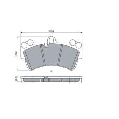 Тормозные колодки Bosch 0 986 424 739 Фото 5