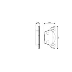 Тормозные колодки Bosch 0 986 460 002 Фото 4