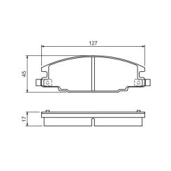 Тормозные колодки Bosch 0 986 460 960 Фото