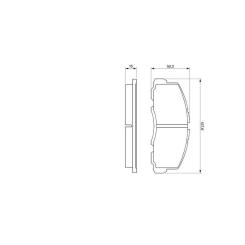 Тормозные колодки Bosch 0 986 469 550 Фото 3