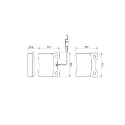 Тормозные колодки Bosch 0 986 494 000 Фото 3