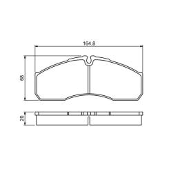 Тормозные колодки Bosch 0 986 494 266 Фото 5