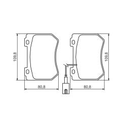 Тормозные колодки Bosch 0 986 494 402 Фото 6