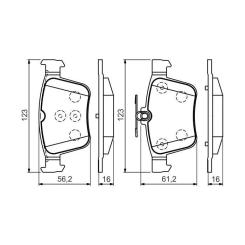 Тормозные колодки Bosch 0 986 494 658 Фото 4