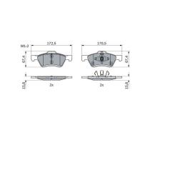 Тормозные колодки Bosch 0 986 494 960 Фото